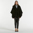 Dondup cappotto a poncho nero