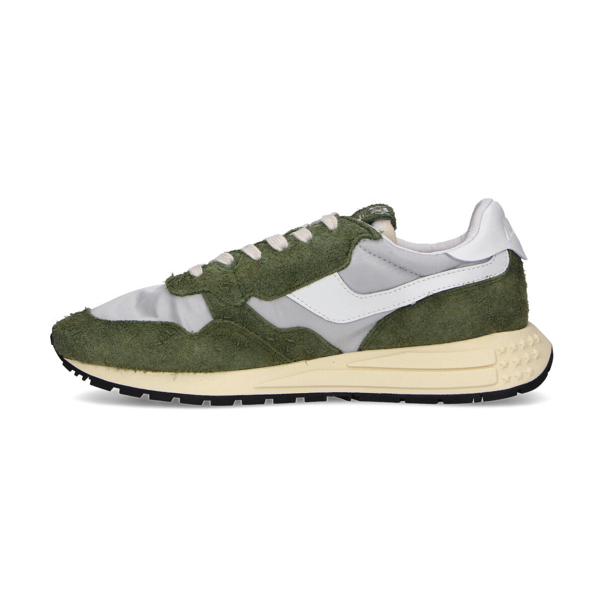 Autry Sneaker Reelwind Low camoscio nylon verde