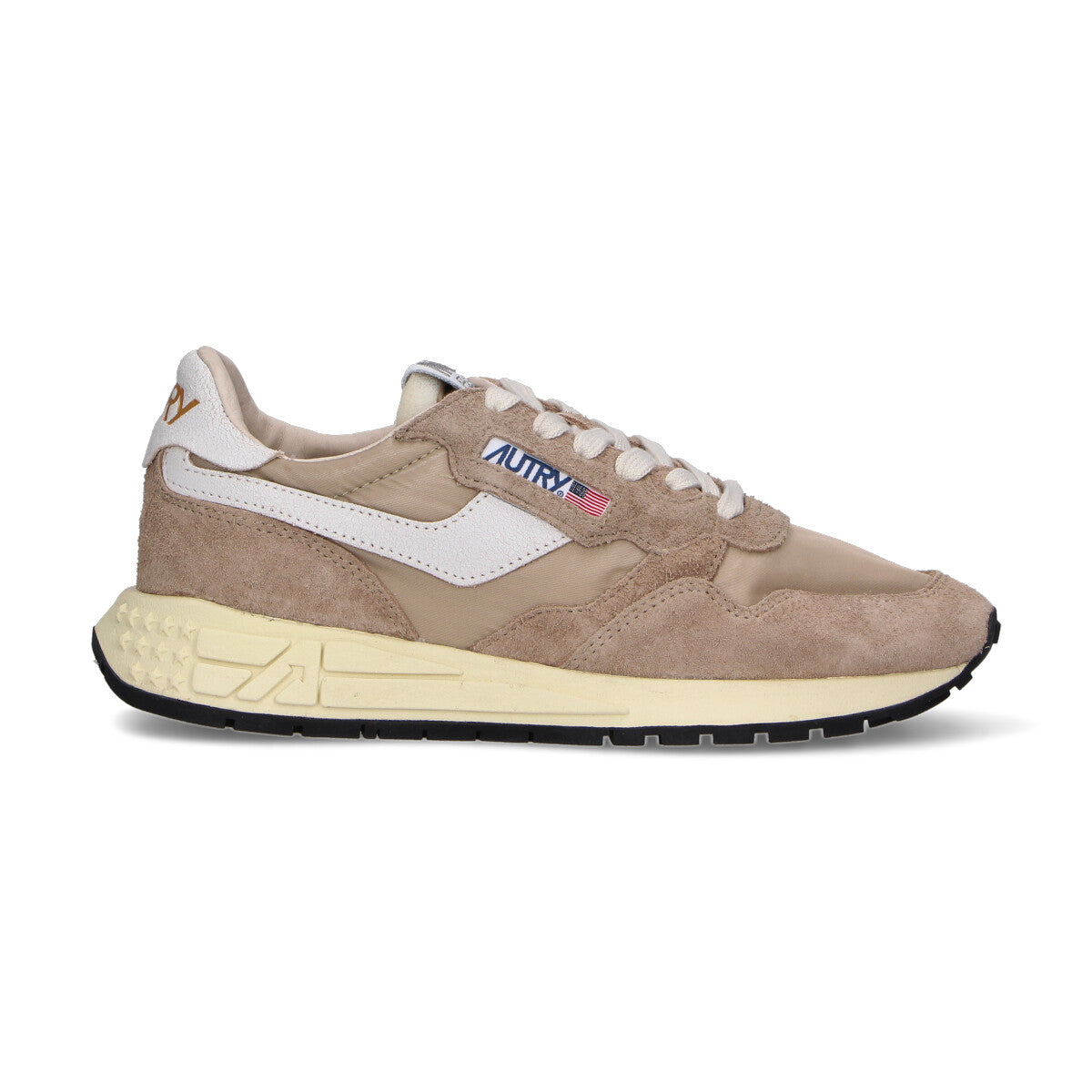 Autry Sneaker Reelwind low camoscio nylon beige