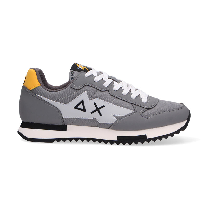 Sun68 sneaker niki solid grigio giallo