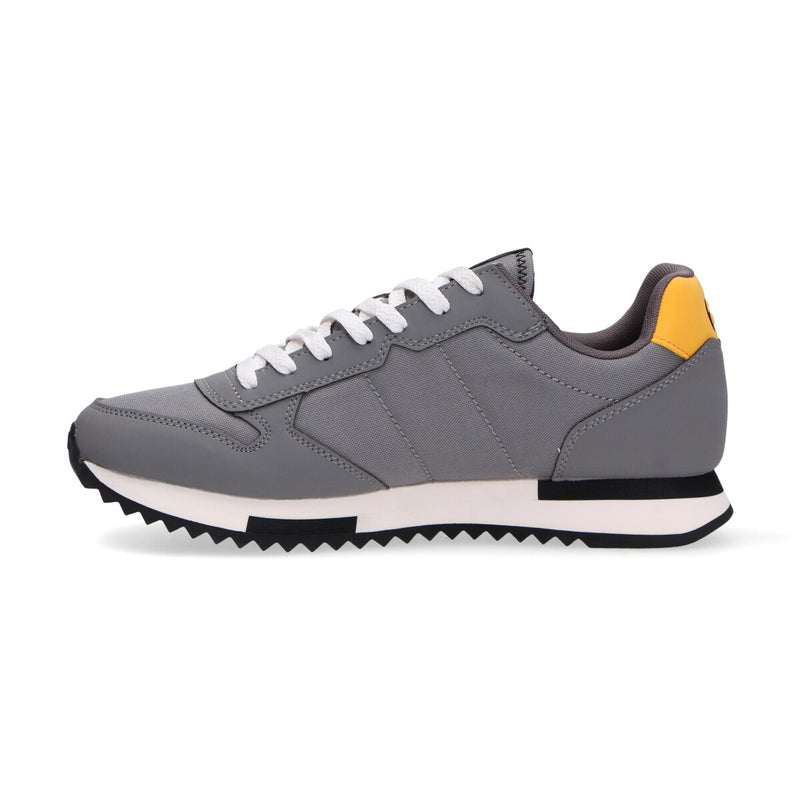 Sun68 sneaker niki solid grigio giallo