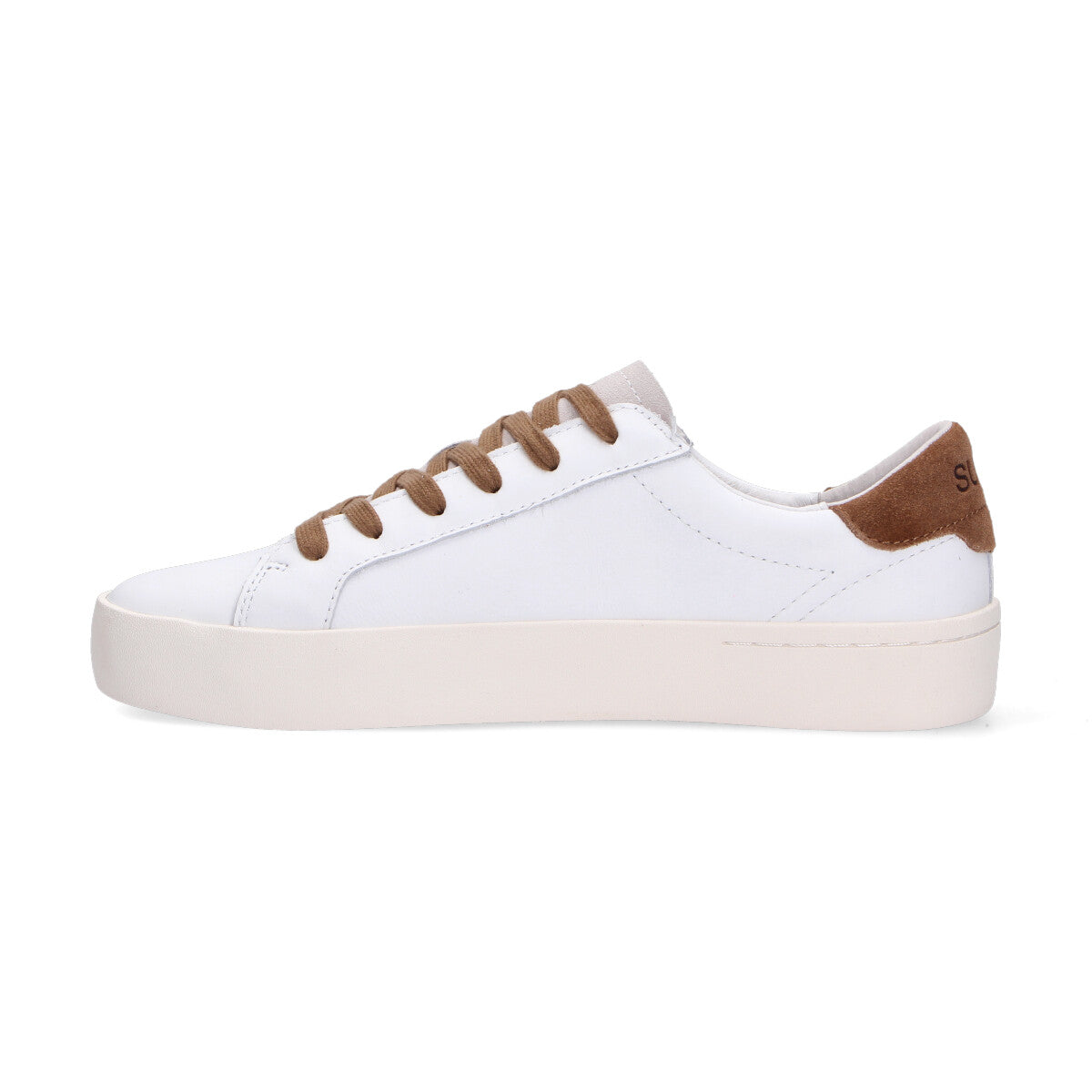 Sun68 sneaker street leather bianca beige