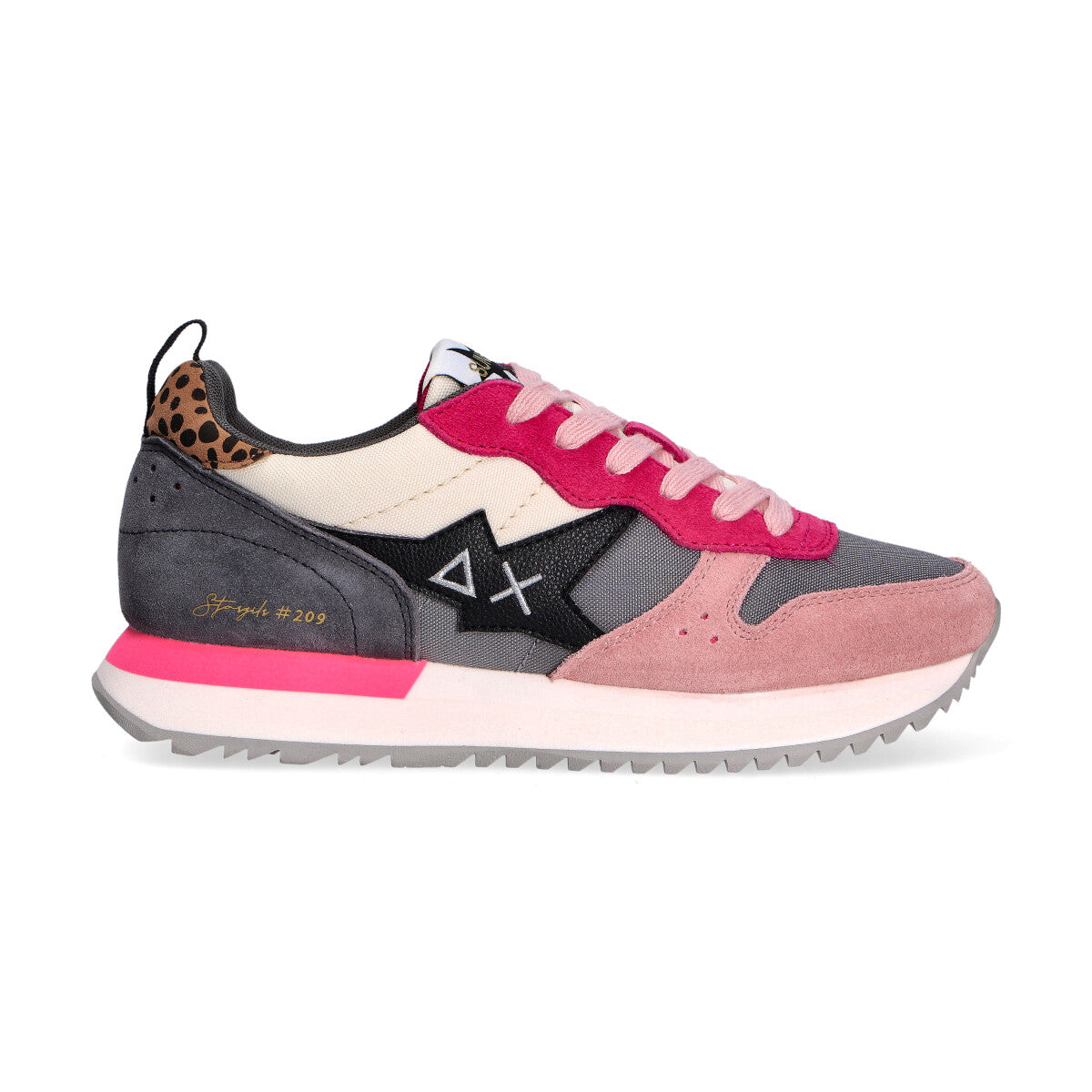 Sun68 sneaker Stargirl grigia rosa