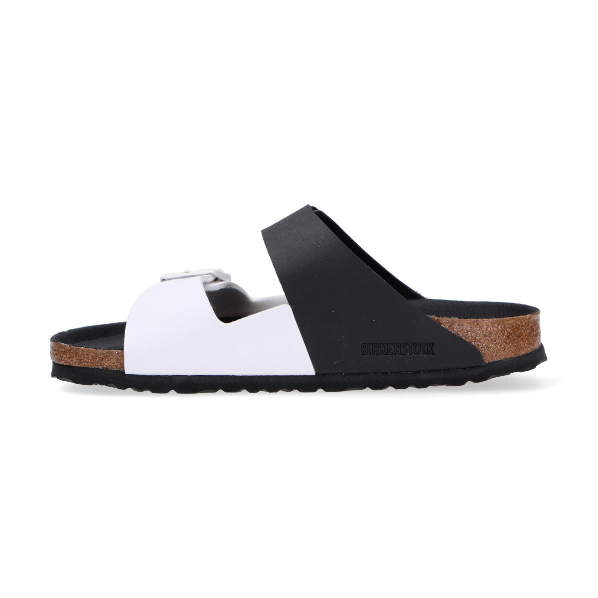 Birkenstock Arizona pelle bicolor bianco nero