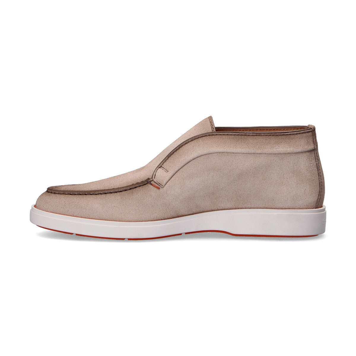 Santoni desert boot in suede beige