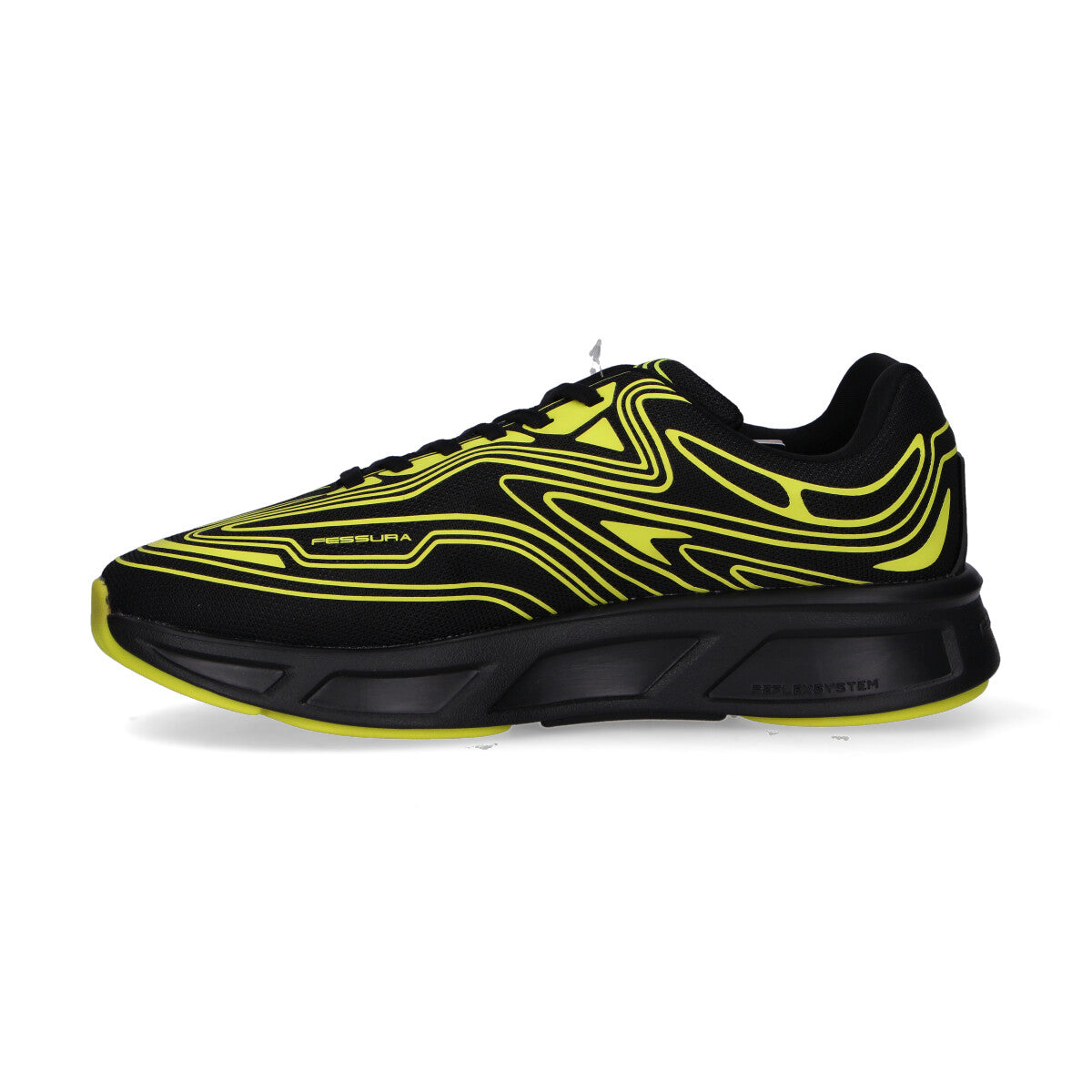 Fessura sneaker RUNFLEX#01 nero giallo